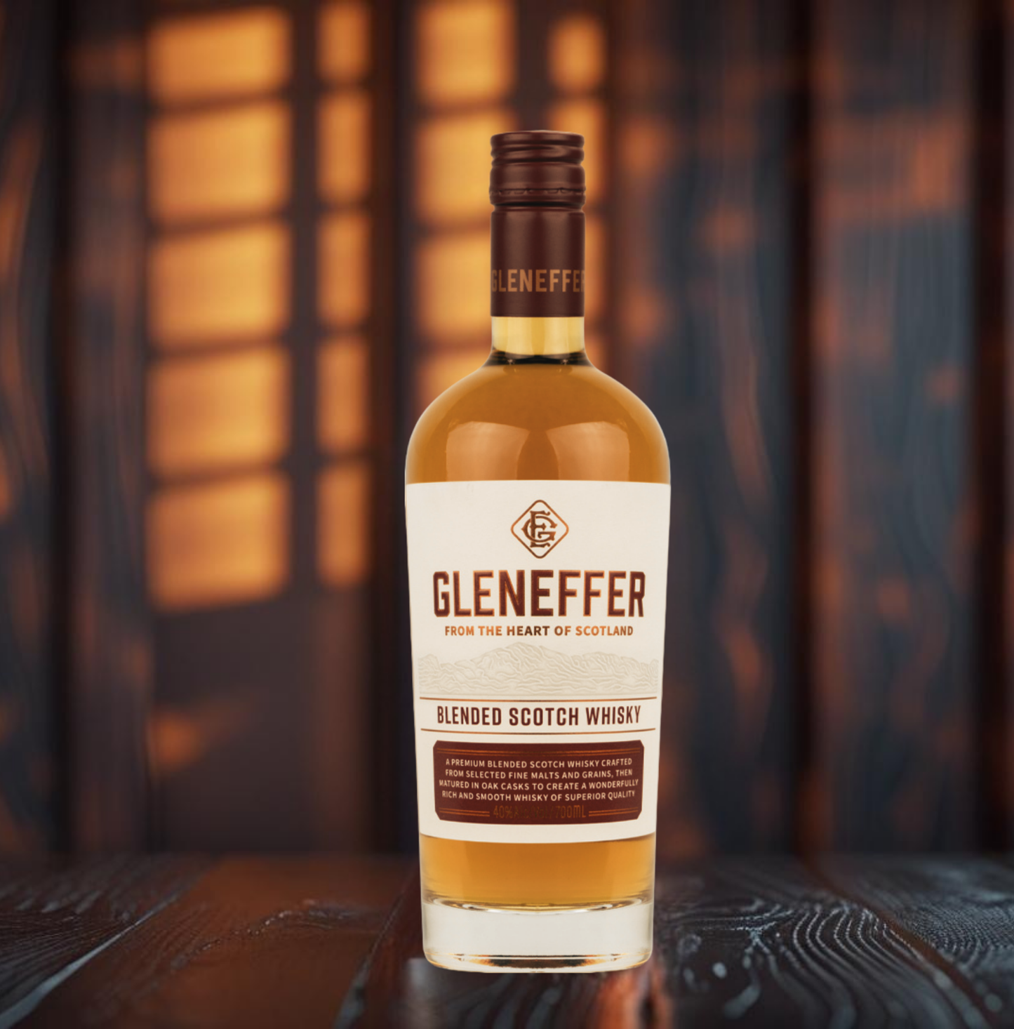 Bottle of Gleneffer Blended Scotch Whisky BD