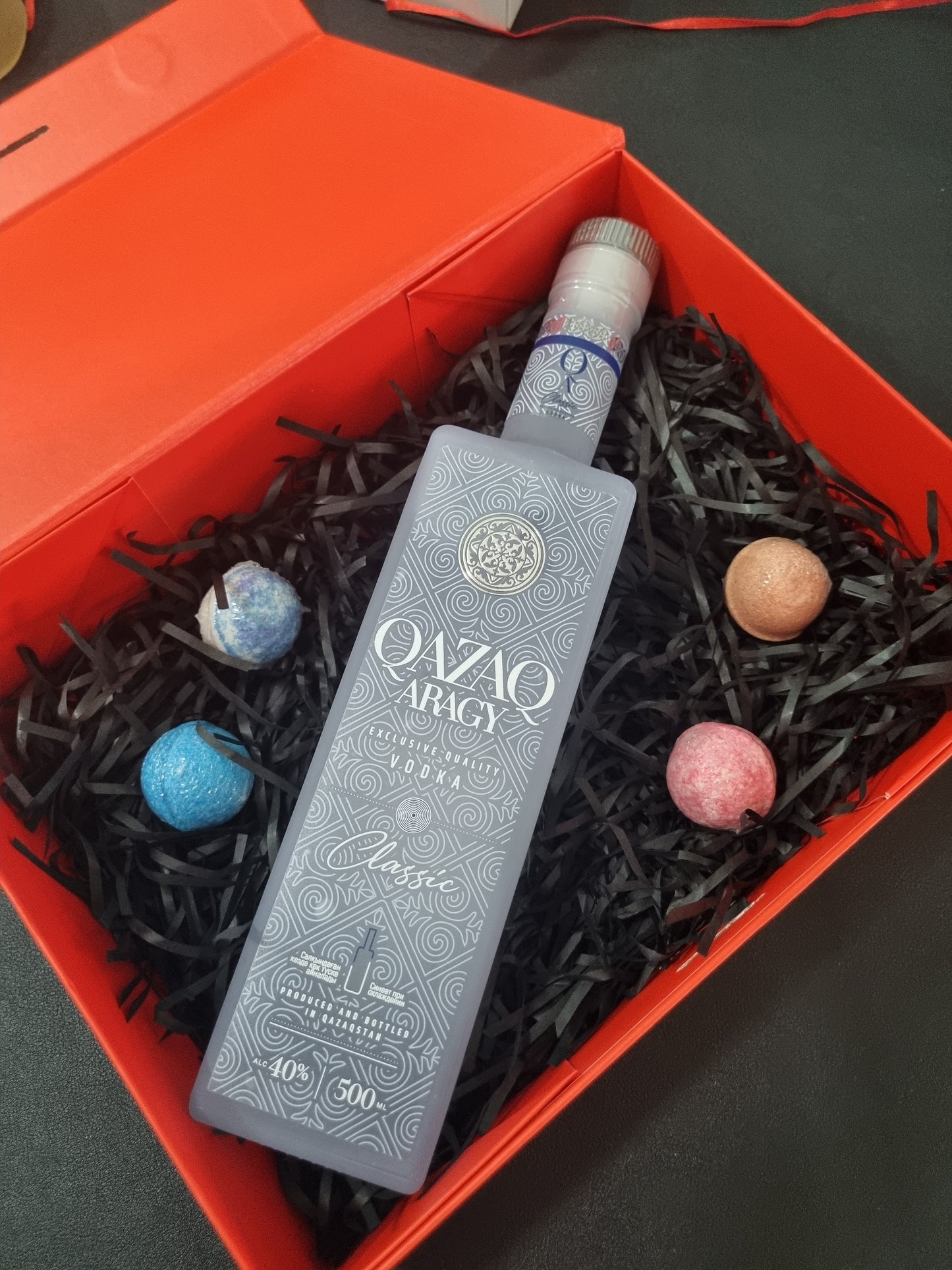 Qazaq Vodka + Cocktail Mixers Gift Box