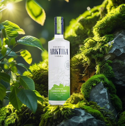 Bottle of Arktika Premium Vodka