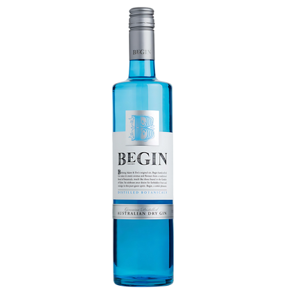 Bottle of Begin Australian Dry Gin