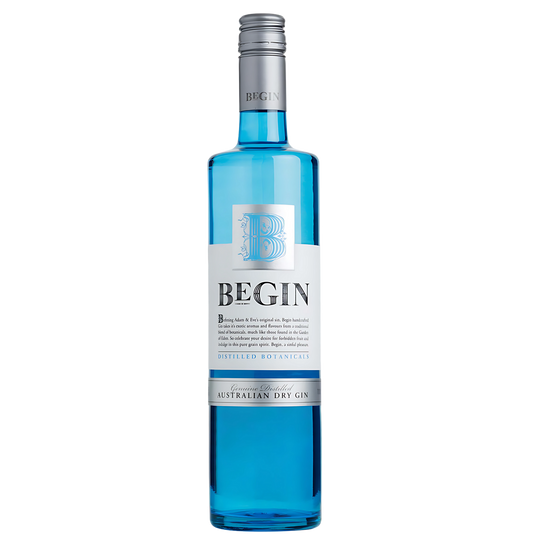 Bottle of Begin Australian Dry Gin
