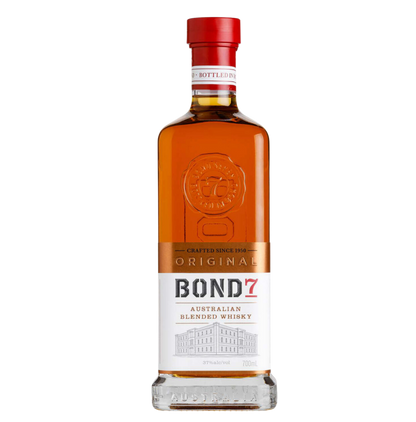 Bottle of Bond 7 Australian Blended Whisky