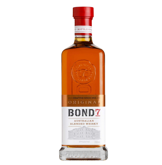 Bottle of Bond 7 Australian Blended Whisky