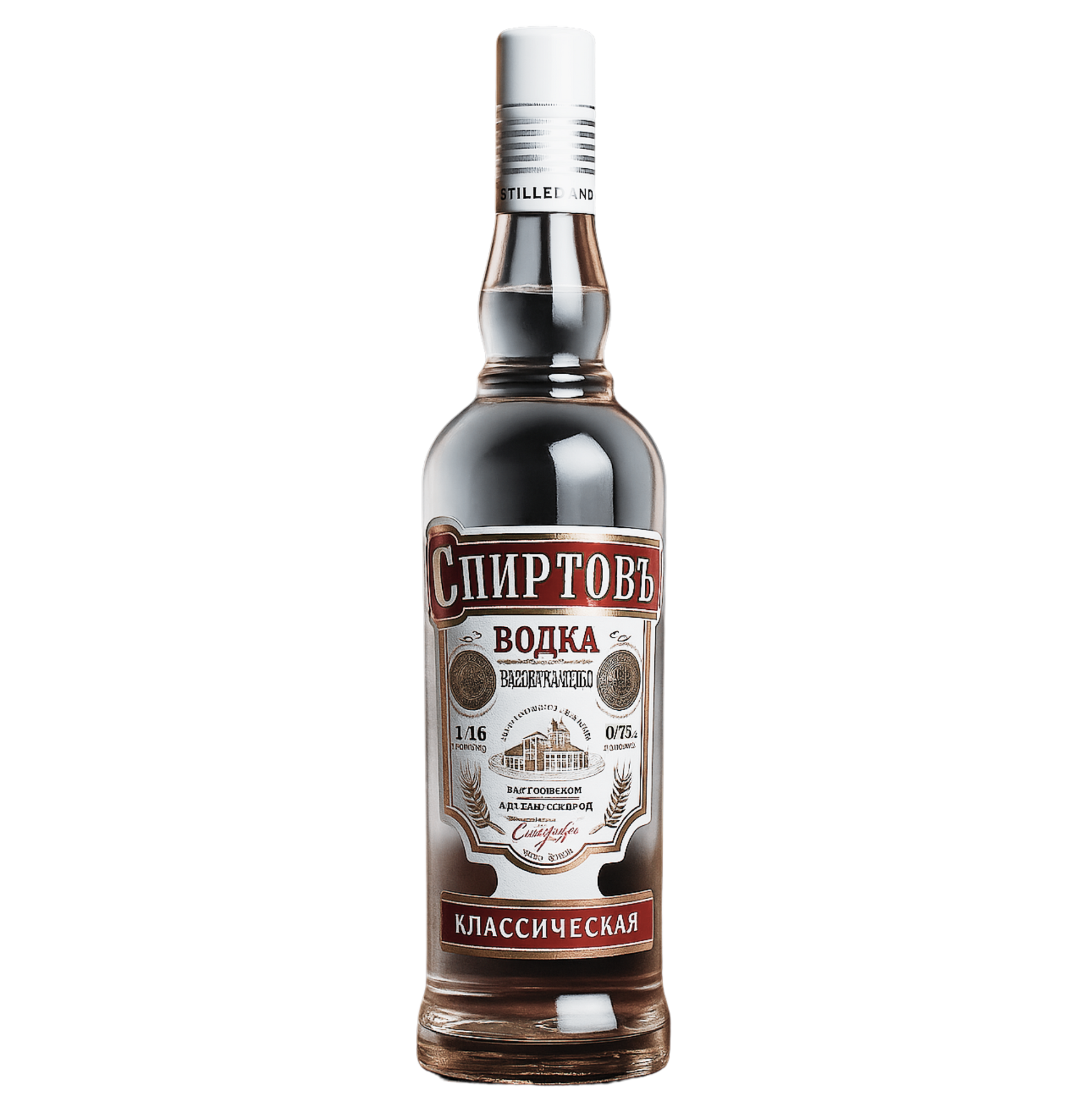 Bottle of Spiritov Klassicheskaya Vodka